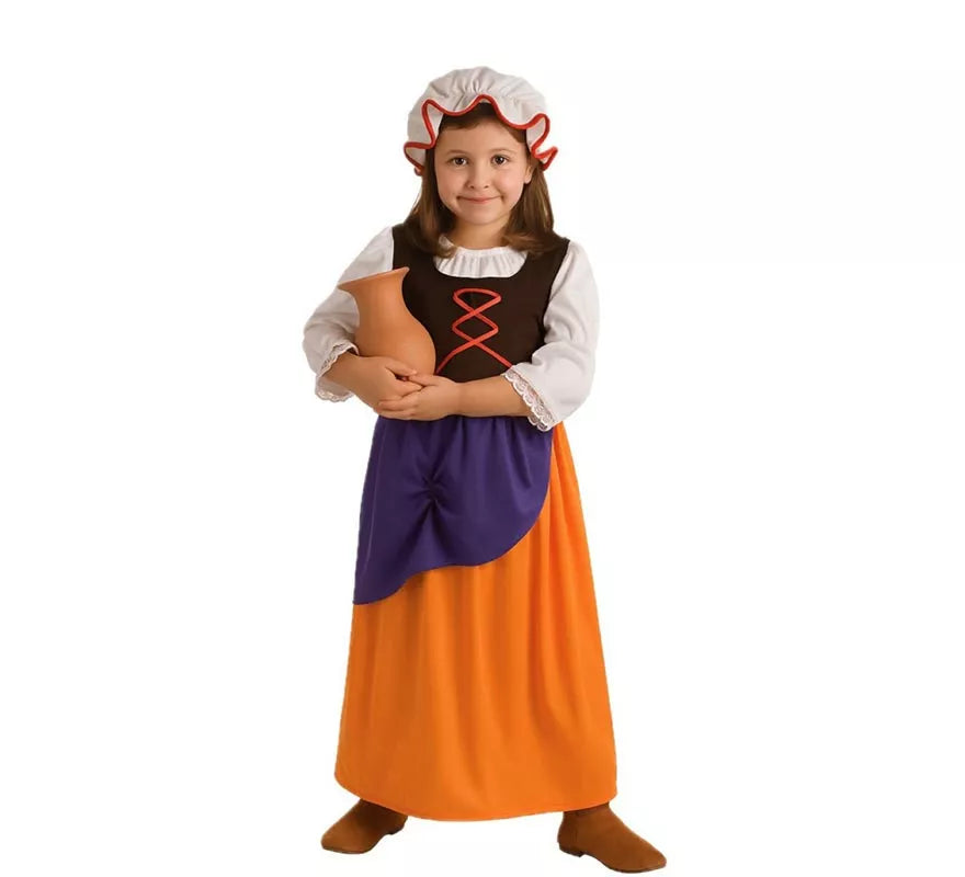 Translation missing: es.Disfraz de Mesonera Medieval para niña