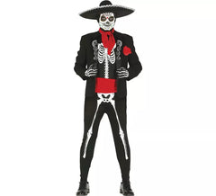 Costume scheletro messicano