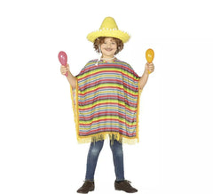 Costume da messicano a righe per bambini