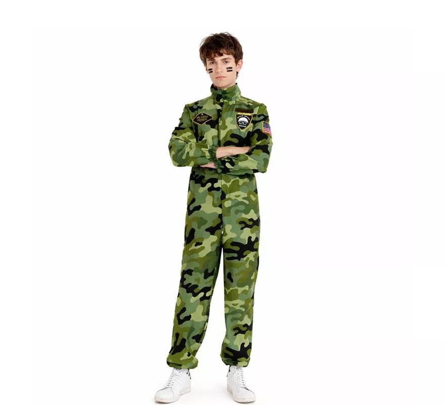 Translation missing: it.Disfraz de Militar Camuflaje para hombre