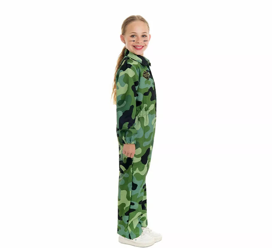 Translation missing: it.Disfraz de Militar Camuflaje para niño