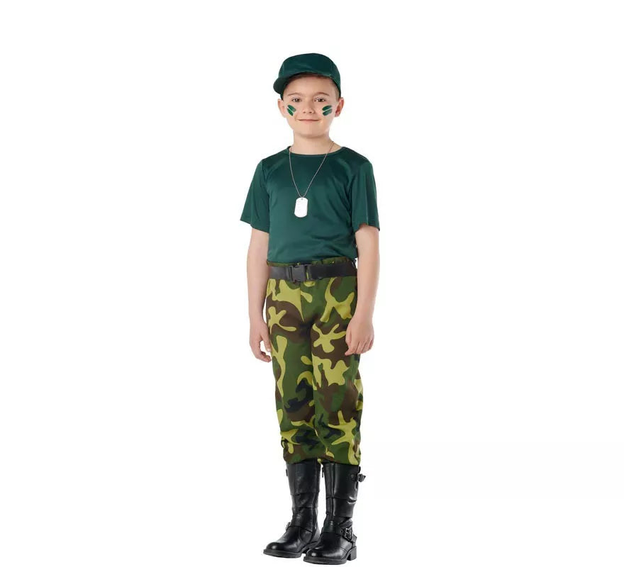 Translation missing: it.Disfraz de Militar Camuflaje para Niños
