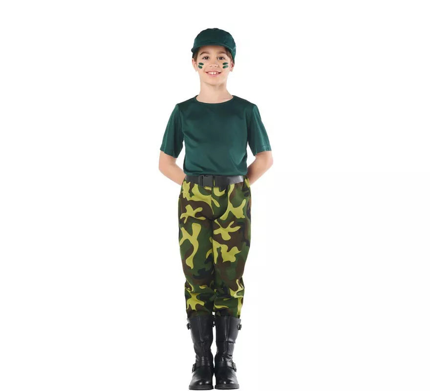 Translation missing: it.Disfraz de Militar Camuflaje para Niños