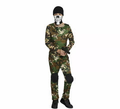 Costume militare mimetico teenager