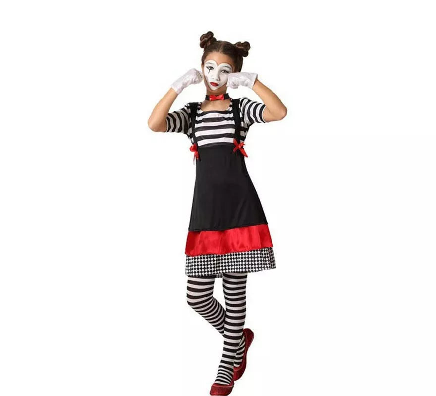 Translation missing: it.Disfraz de Mimo con Vestido para niña