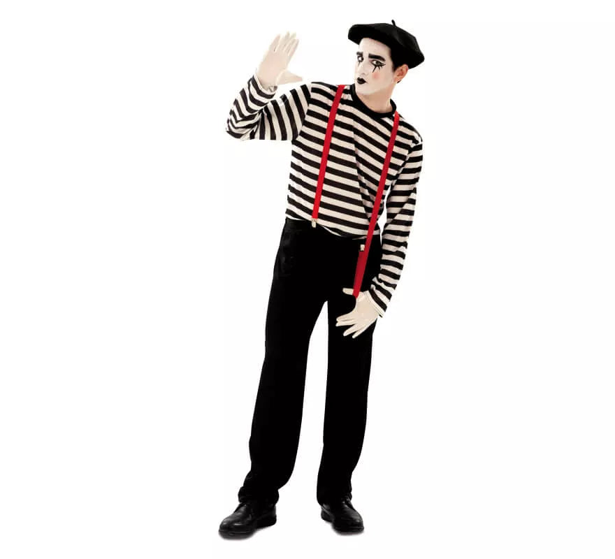Translation missing: it.Disfraz de Mimo para Hombre talla M-L