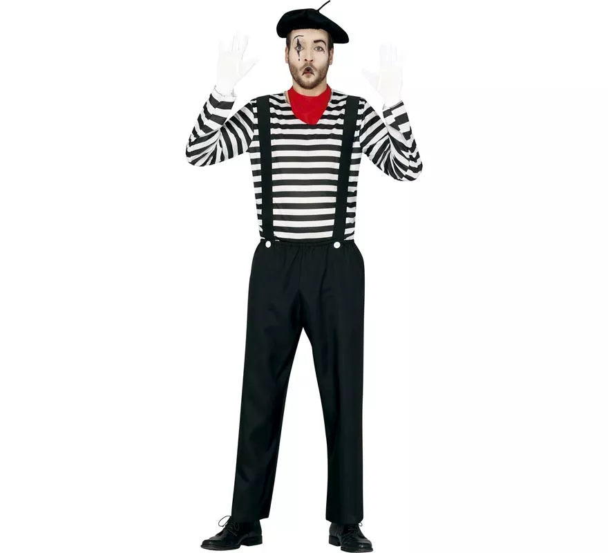 Translation missing: it.Disfraz de Mimo Parisino para hombre