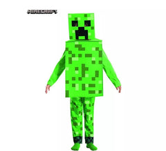 Costume di Minecraft Creeper verde per bambino