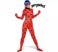 Costume da coccinella miracoloso con parrucca da donna