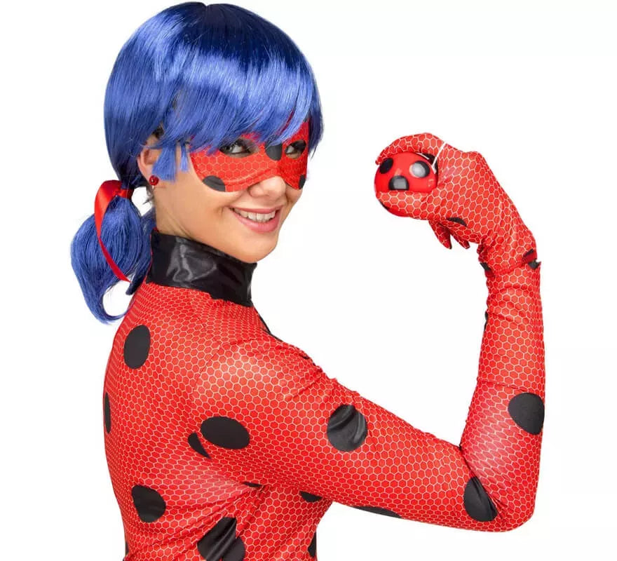 Translation missing: it.Disfraz de Miraculous Ladybug con peluca para mujer