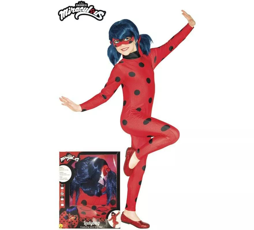 Translation missing: it.Disfraz de Miraculous Ladybug para niña