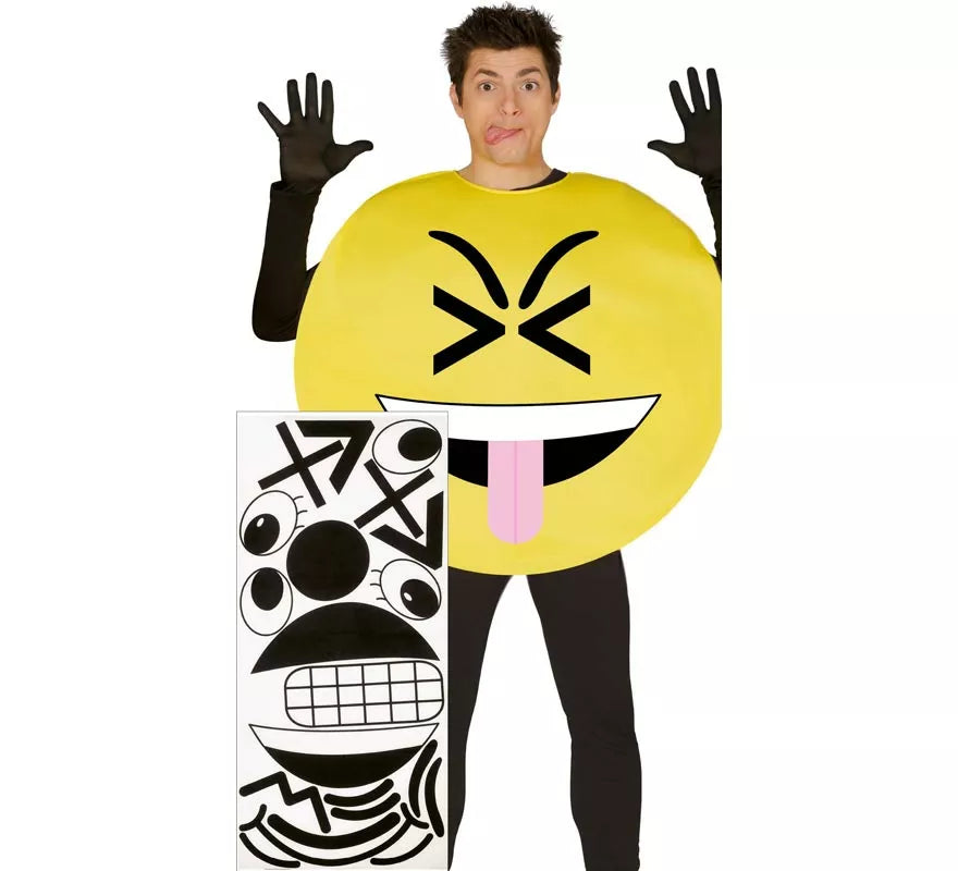 Translation missing: it.Disfraz de Mix Caras o Emoticono para adulto