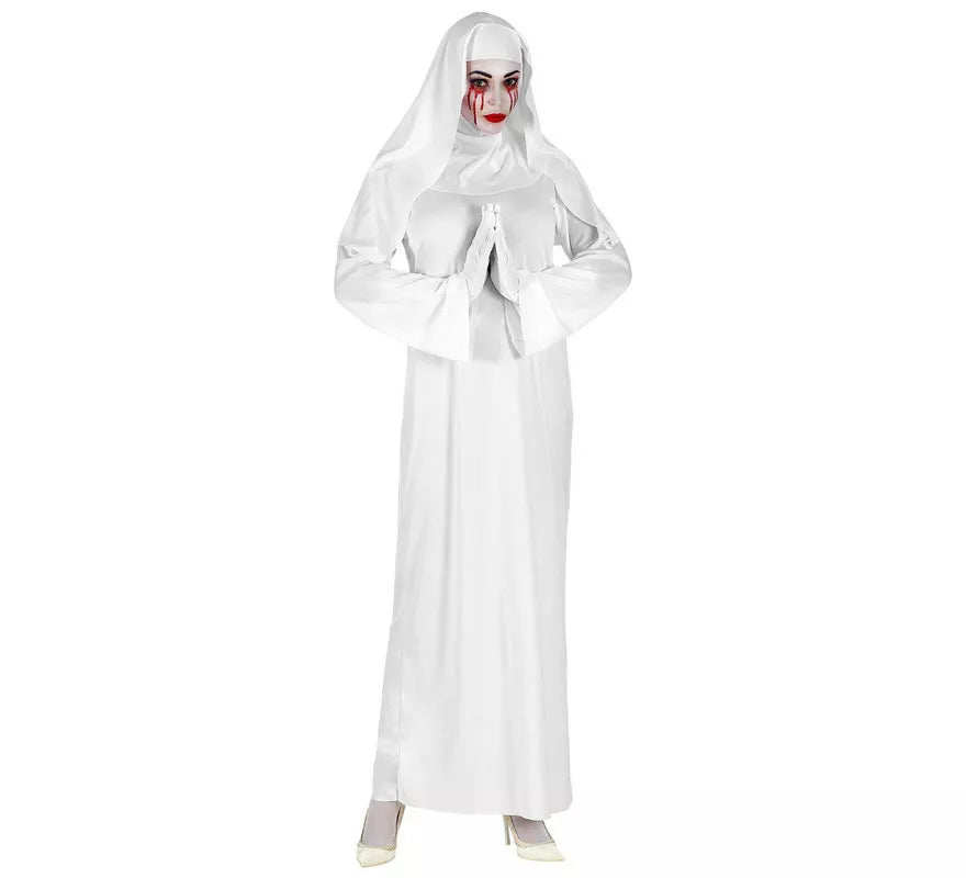 Translation missing: es.Disfraz de Monja Blanca para mujer