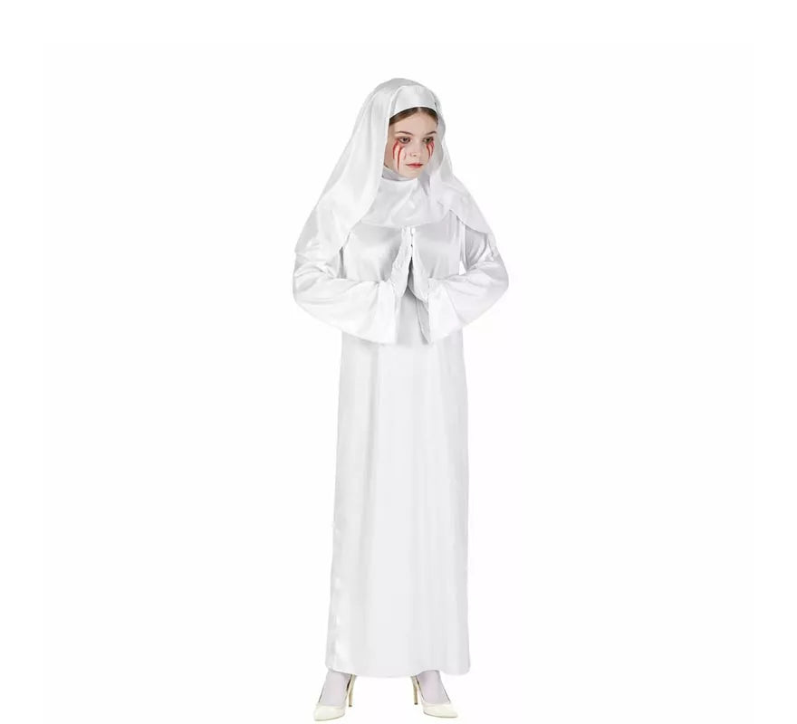 Translation missing: es.Disfraz de Monja Blanca para mujer