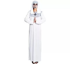 Costume da suora bianco per donna