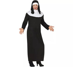 Costume da suora con berretto per uomo