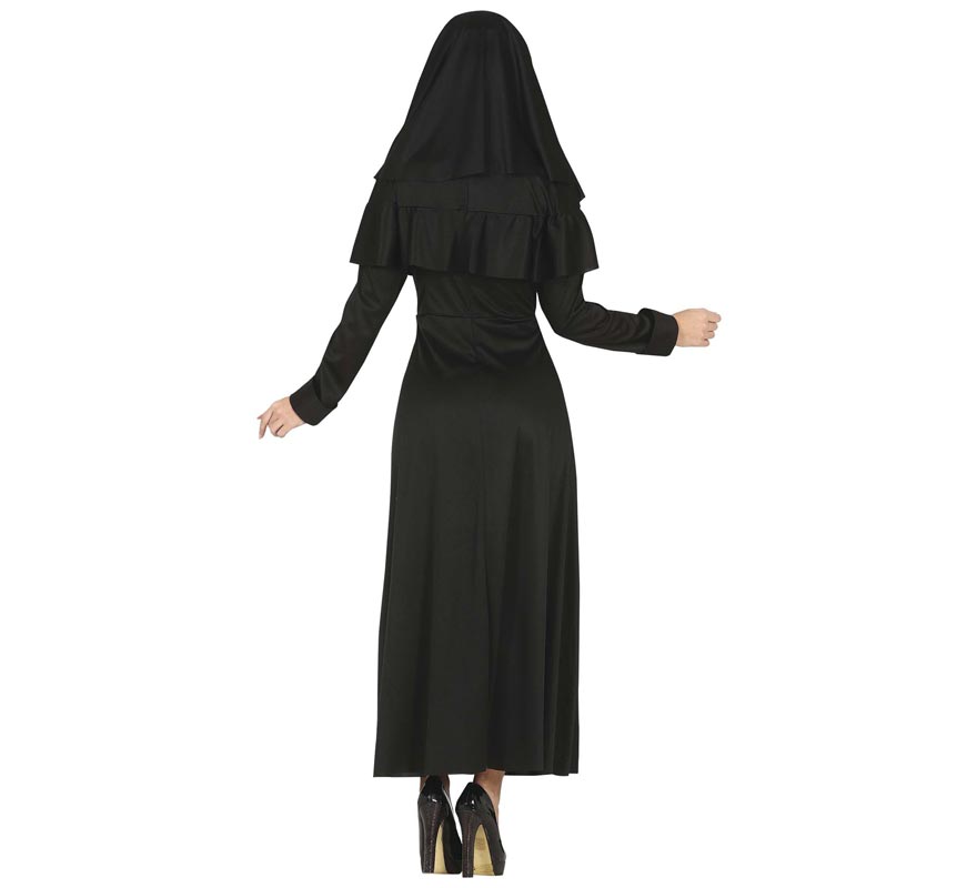Translation missing: it.Disfraz de Monja Gótica con túnica negra para mujer
