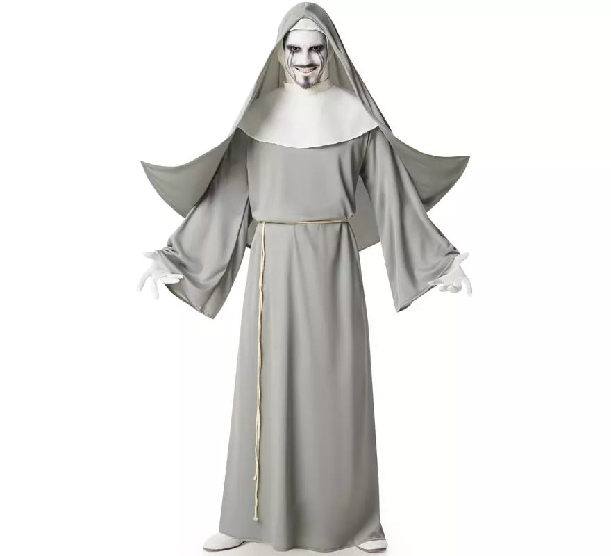 Disfraz de Monja gris para hombre