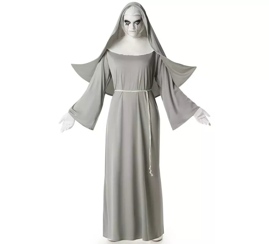 Translation missing: es.Disfraz de Monja gris para mujer