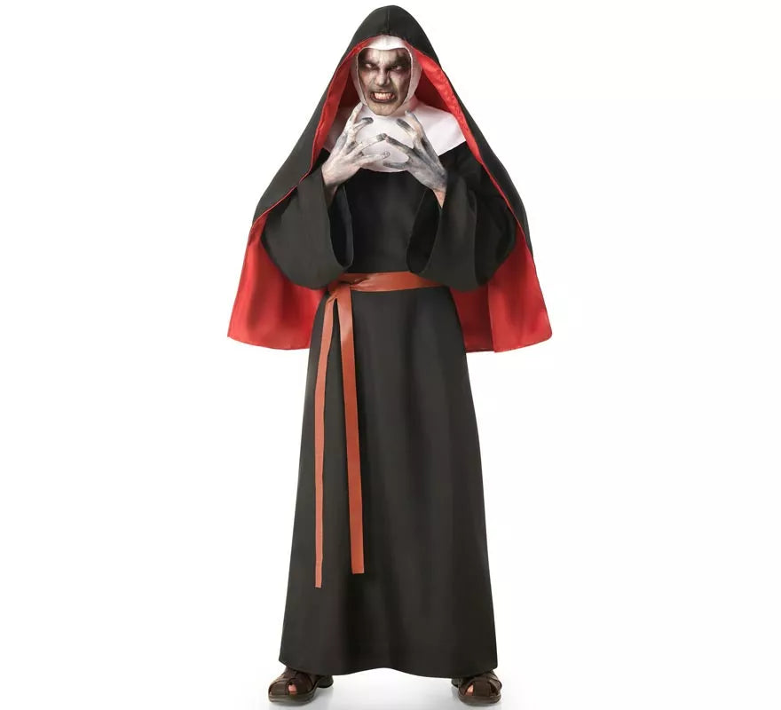 Translation missing: it.Disfraz de Monja negro para hombre
