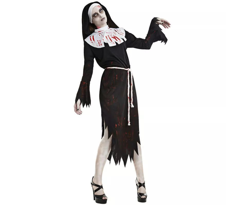 Translation missing: it.Disfraz de Monja Zombie para mujer