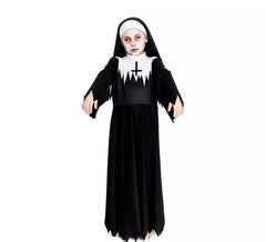 Costume da suora zombie con tunica a spillo per ragazza