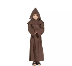 Costume da Monaco con cappuccio per bambini