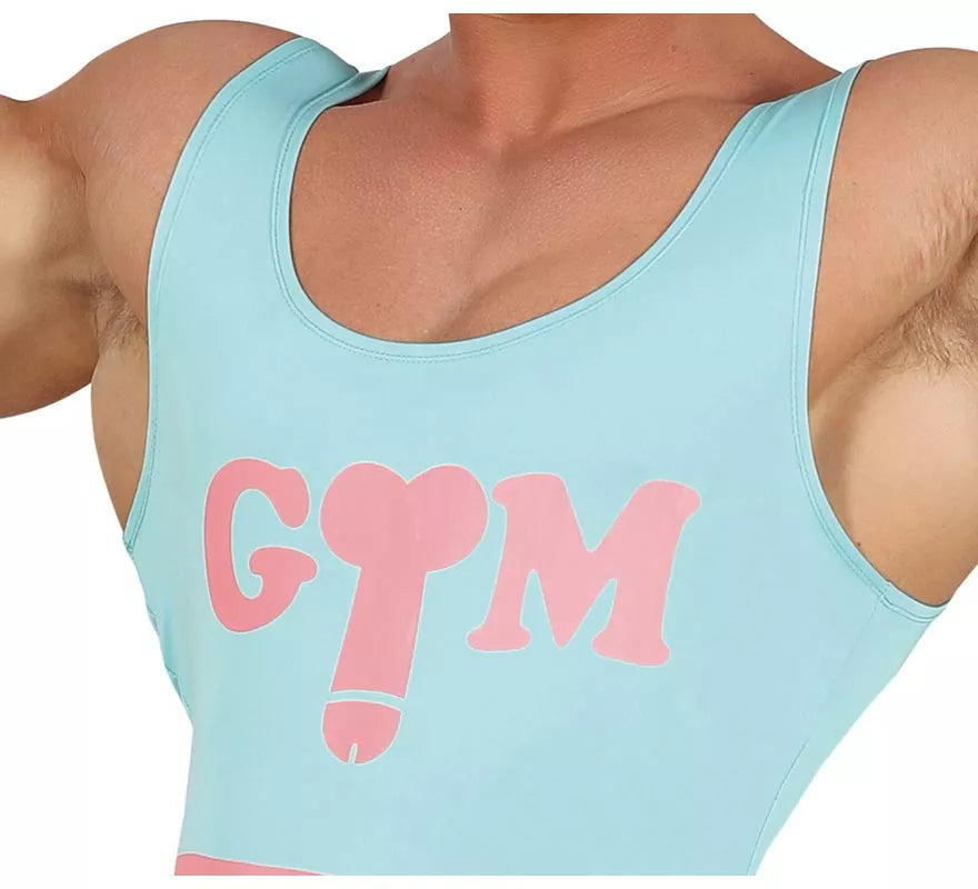 Translation missing: it.Disfraz de Mono de Estiramiento de Gimnasta para hombre