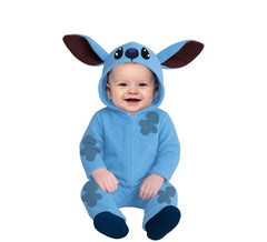 Costume da mostro blu per neonato