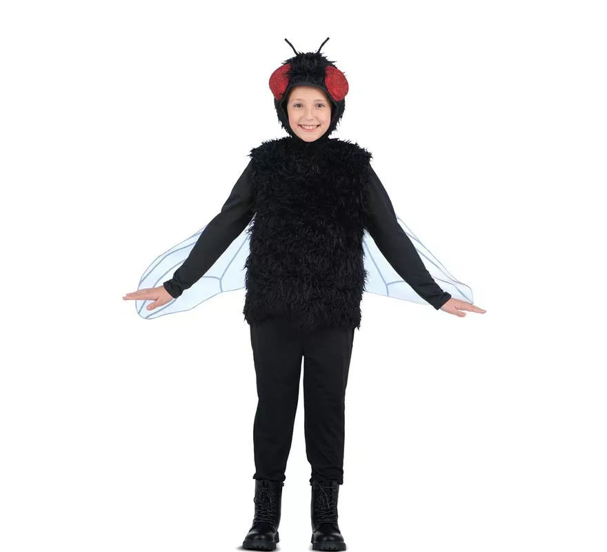 Translation missing: es.Disfraz de Mosca con gorro y alas para niños