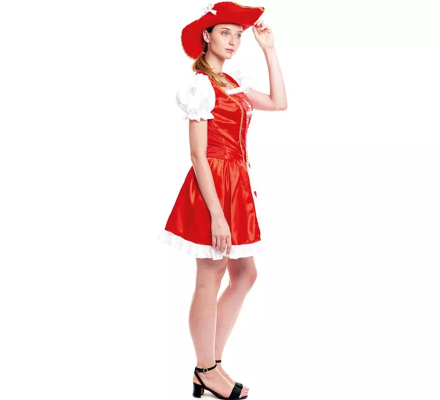 Translation missing: it.Disfraz de Mosquetera Roja en Vestido para mujer