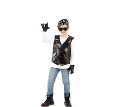 Costume da moto Rocker da ragazzo