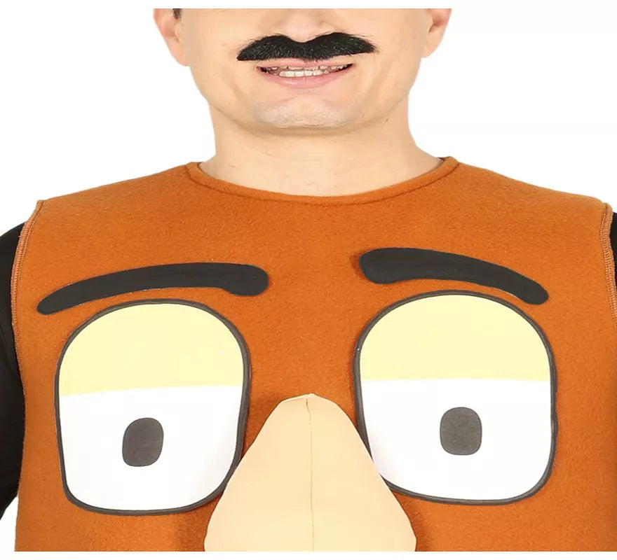 Translation missing: it.Disfraz de Mr. Potato personalizable para adultos