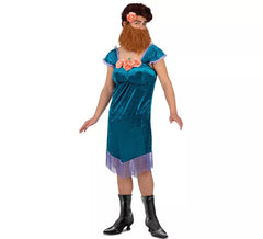 Costume da donna barbuta per uomo