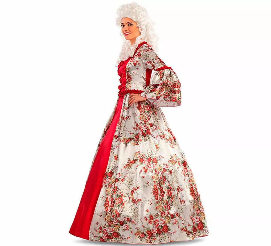 Translation missing: es.Disfraz de Mujer Colonial roja para mujer