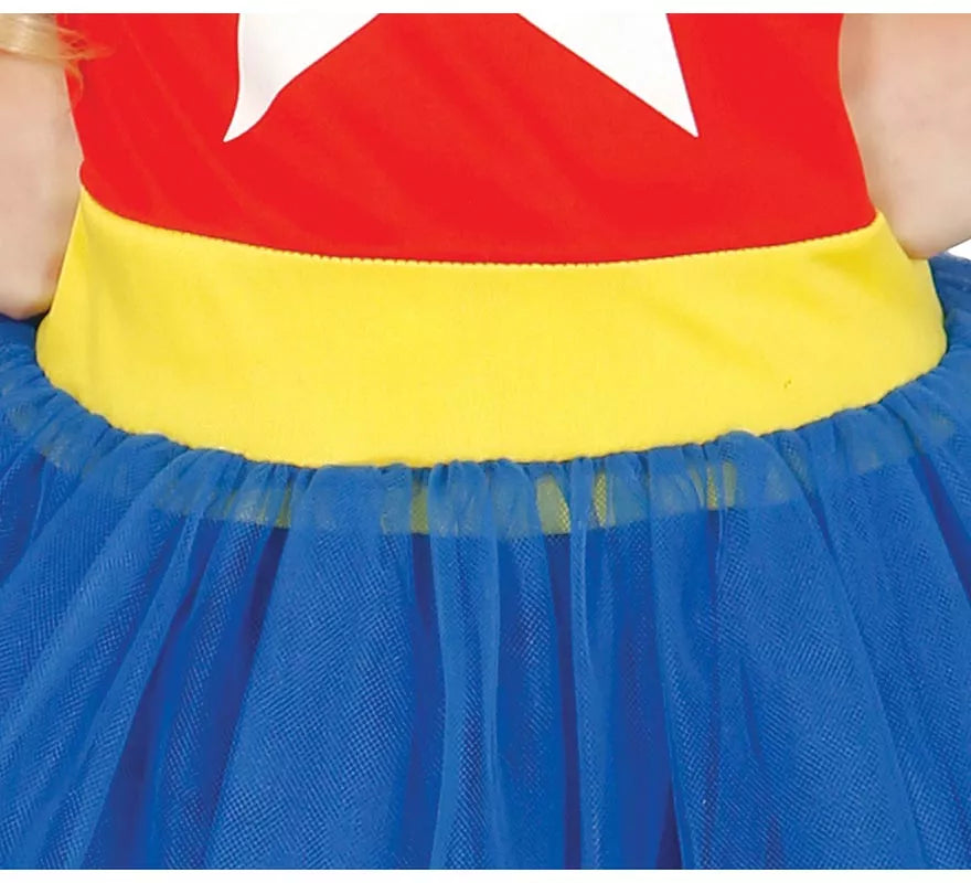 Translation missing: it.Disfraz de Mujer Maravilla con tutú para niña