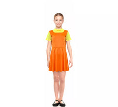 Costume da bambola The Squid Game per bambina