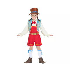 Costume Burattino di legno per bambina