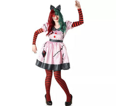 Costume da bambola di pezza sinistra per donna