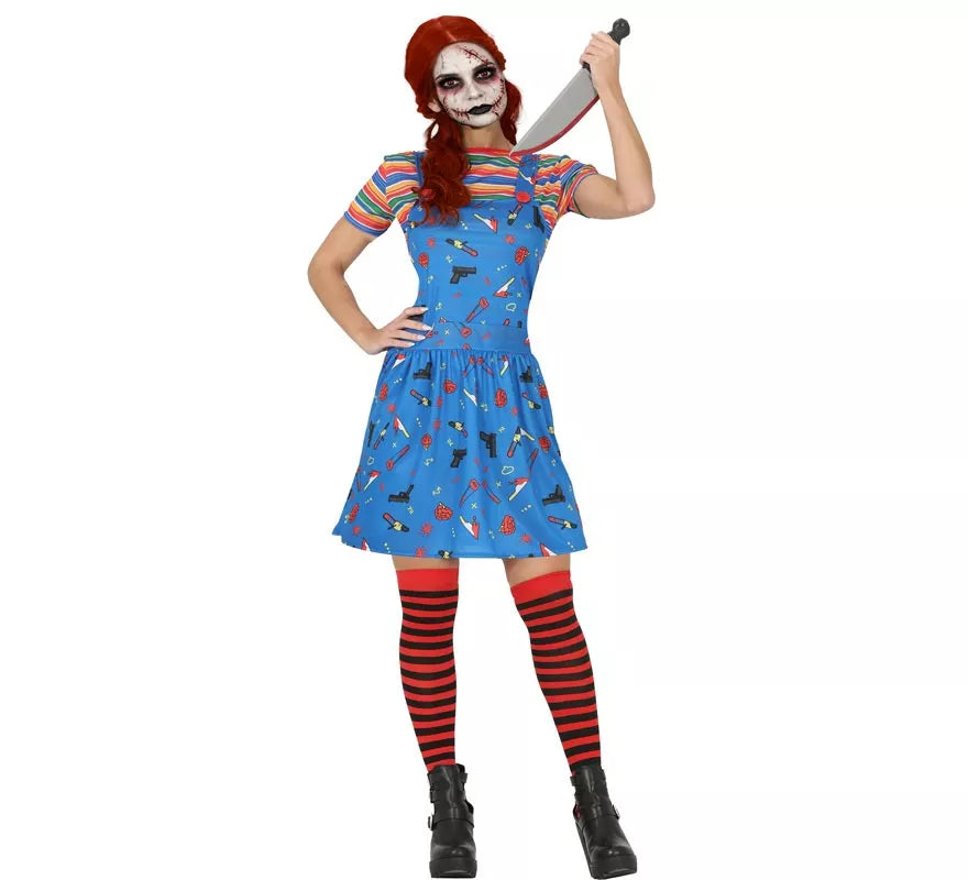Translation missing: it.Disfraz de Muñeca Diabólica para mujer