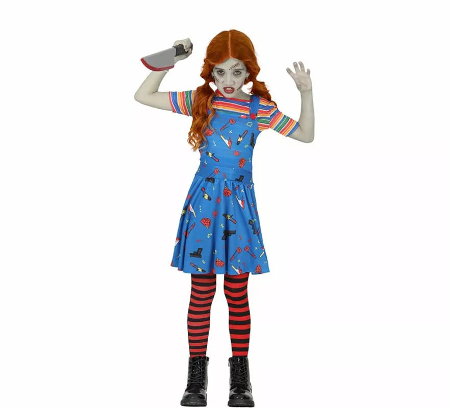 Translation missing: it.Disfraz de Muñeca Diabólica para niña