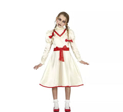 Costume da bambola stregata con fiocchi per bambina