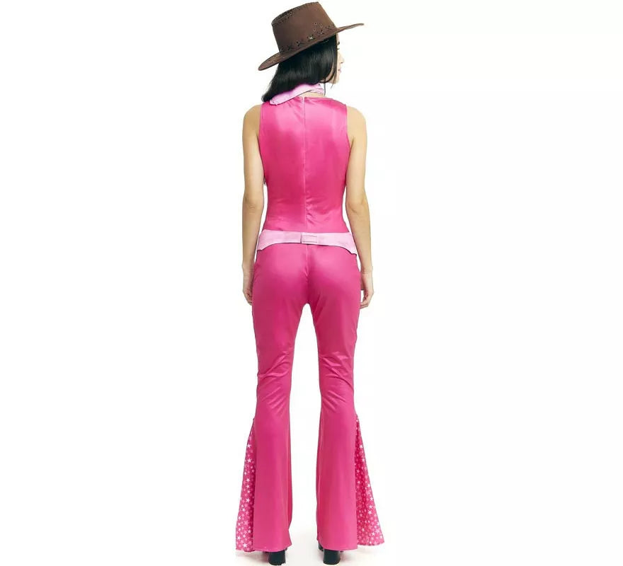 Translation missing: it.Disfraz de Muñeca Famosa Vaquera fucsia para mujer