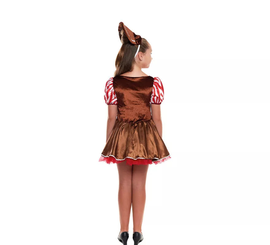 Translation missing: it.Disfraz de Muñeca Jengibre de Navidad para niña