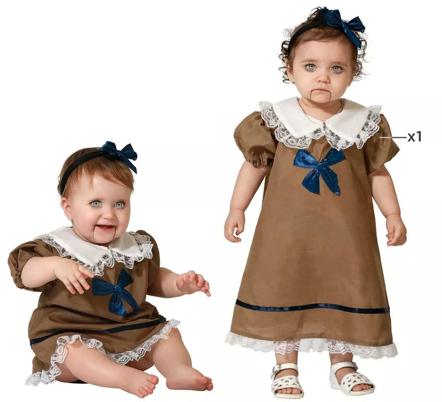 Translation missing: es.Disfraz de Muñeca Megan para niña y bebé