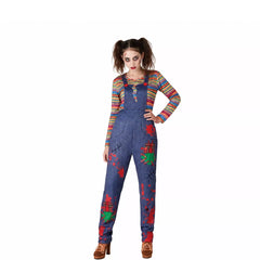 costume bambola insanguinata per le donne