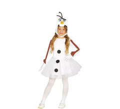 Costume da Pupazzo di neve con tutù per bambina