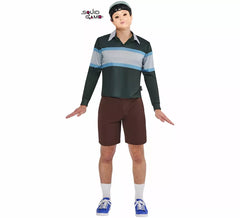 Costume da bambola da gioco del calamaro per uomo