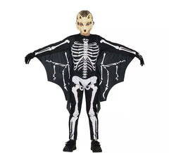 Costume da pipistrello scheletro per bambini