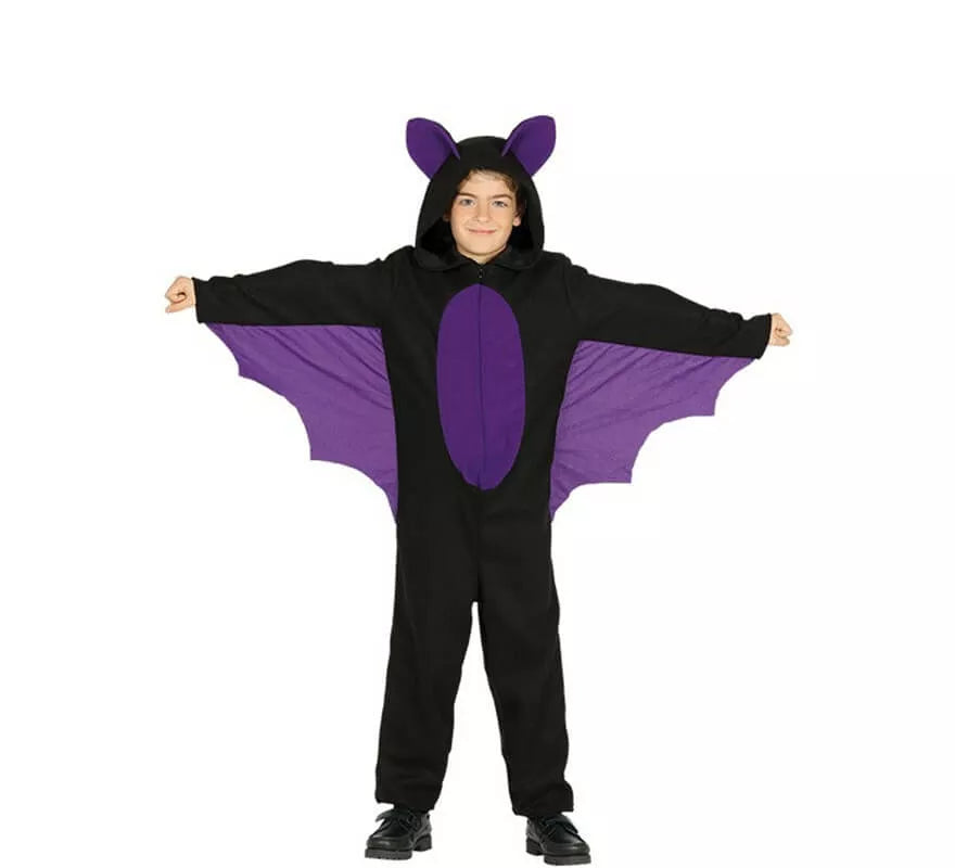 Translation missing: it.Disfraz de Murciélago morado para niño